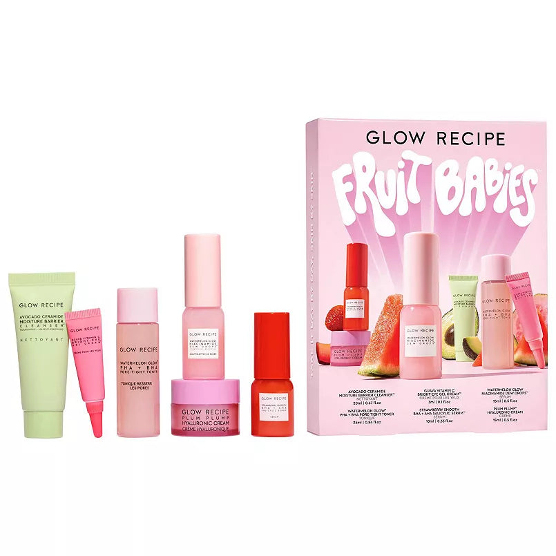 Glow Recipe Fruit Babies 3.0 - Bestsellers Kit (30ml, 20ml, 2 x 15ml, 5ml)