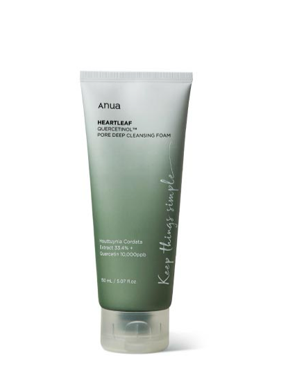 Anua Heartleaf Quercetinol Pore Deep Cleansing Foam (150ml)