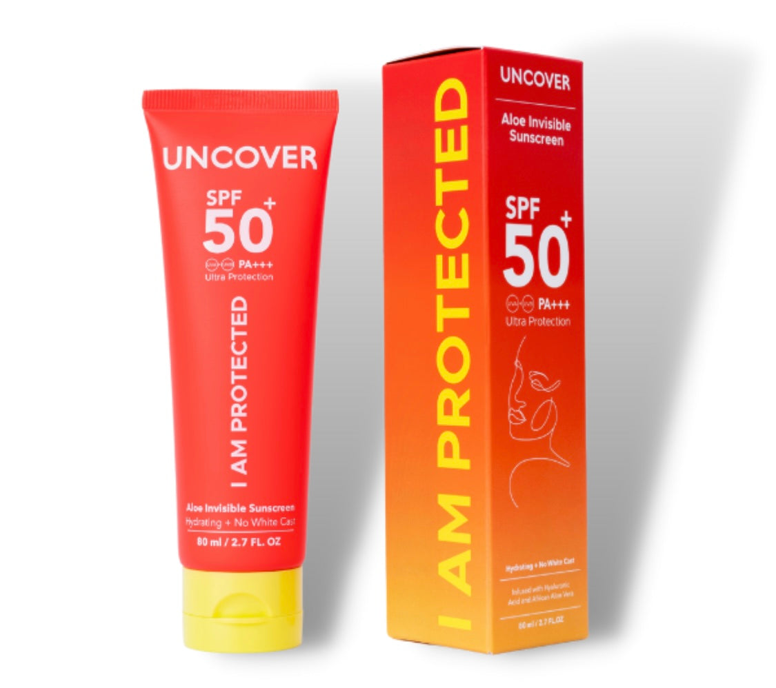 Uncover Aloe Invisble Sunscreen spf 50