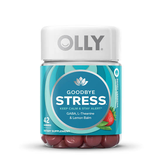 OLLY Goodbye Stress Gummies with GABA, L-Theanine & Lemon Balm - Berry Verbena (42 ct)