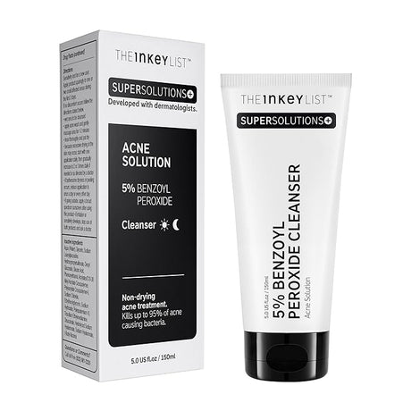 The Inkey List Acne Solution 5% Benzoyl Peroxide Acne Cleaner (5.0fl oz/150ml)