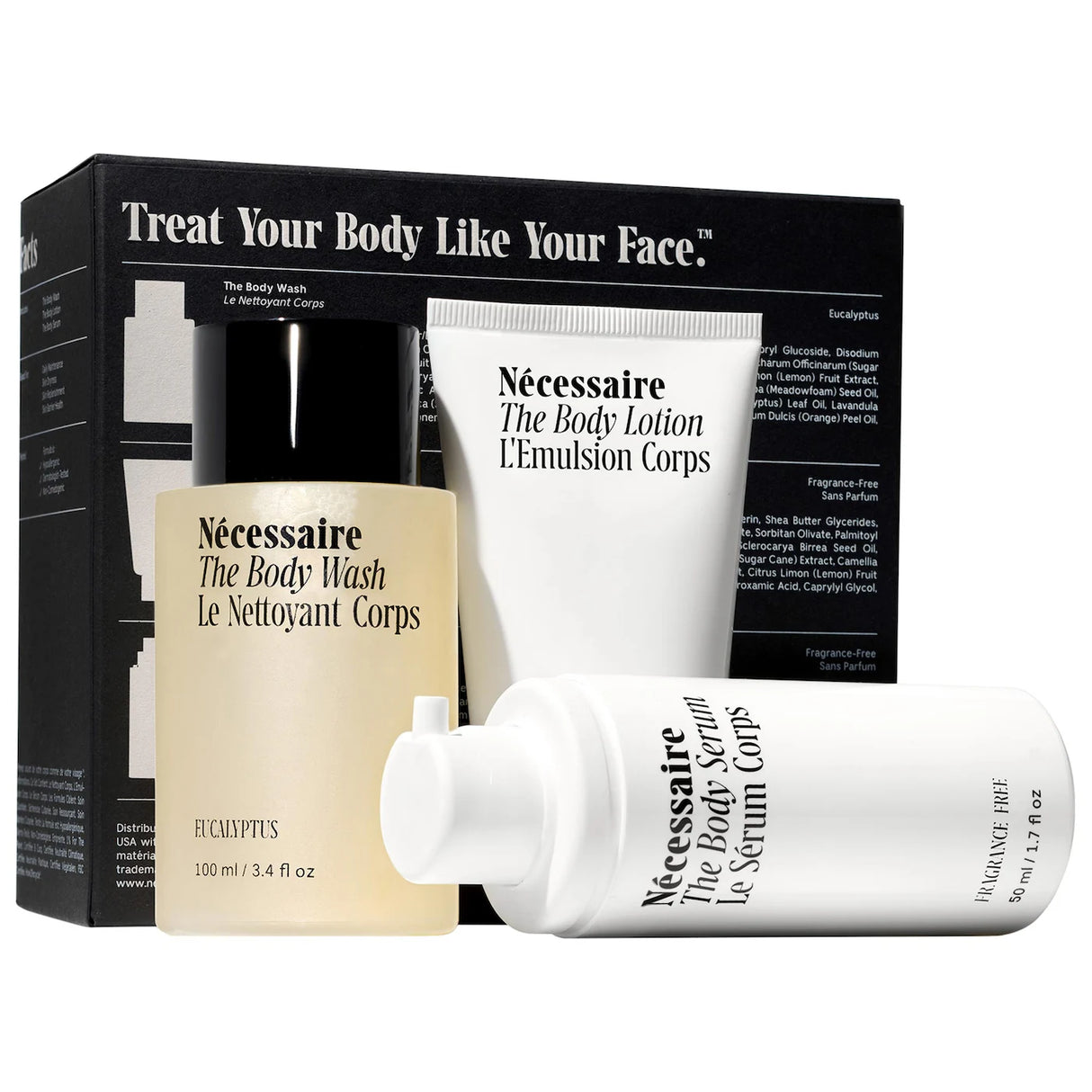 Nécessaire The Body Essentials - Trial + Travel Set